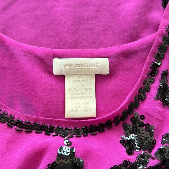 Fuchsia High- Low Top - Picture 4 of 5